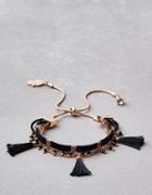 American Eagle Outfitters Ae Black Tassel Arm Party Bracelet