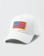 American Eagle Outfitters Ae Flag Patch Strapback Hat