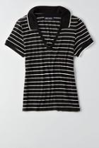 American Eagle Outfitters Ae Soft & Sexy Ribbed Tipped Polo