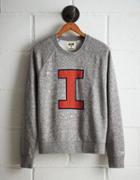 Tailgate Women's Illinois Boyfriend Sweatshirt