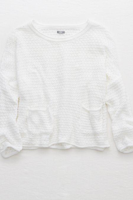 Aerie Breezy Pullover Sweater