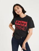 American Eagle Outfitters Enjoy Coca-cola Shrunken Graphic T-shirt