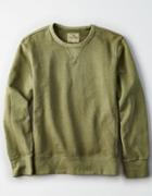 American Eagle Outfitters Ae Classic Distressed Crew Neck Sweatshirt