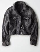American Eagle Outfitters Ae Denim Jacket Acid Wash