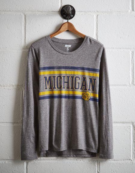Tailgate Women's Michigan Long Sleeve T-shirt
