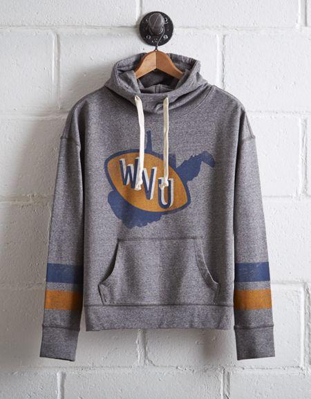 Tailgate Women's Wvu Mountaineers Cowl Neck Hoodie