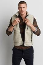 American Eagle Outfitters Ae Faux Sherpa Vest