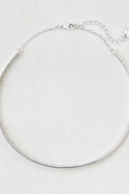 American Eagle Outfitters Ae Silver Collar Necklace