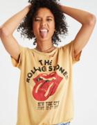 American Eagle Outfitters Ae Rolling Stones Block Jogger T-shirt