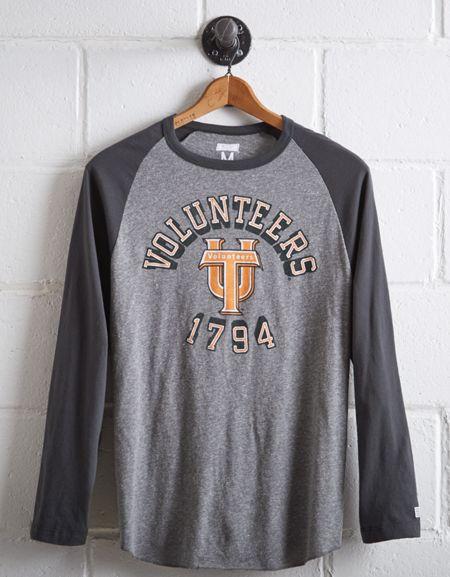 Tailgate Men's Tennessee Volunteers Baseball Shirt