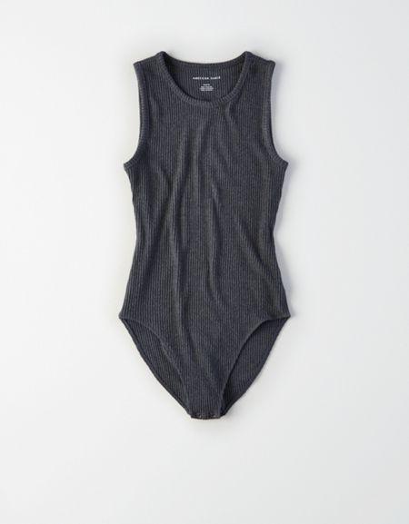 American Eagle Outfitters Ae Soft & Sexy Plush High Neck Bodysuit