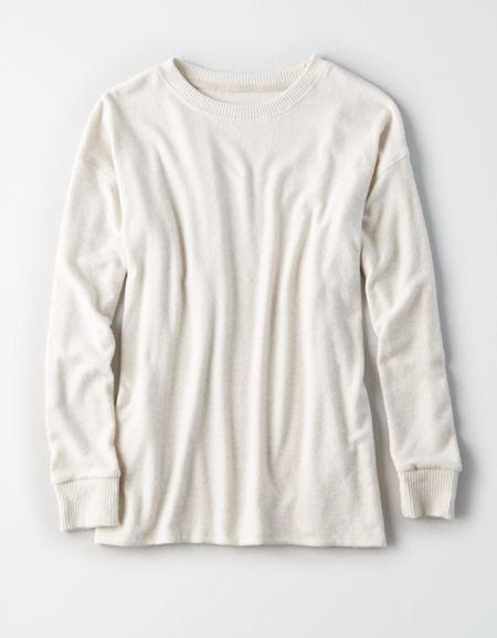 American Eagle Outfitters Ae Soft & Sexy Plush Crewneck Sweatshirt