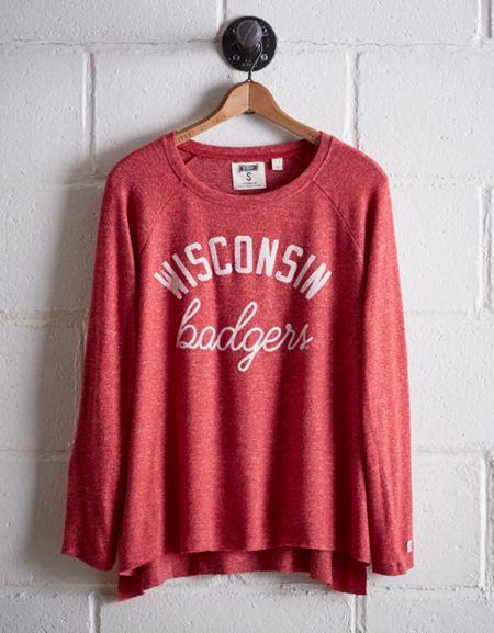 Tailgate Women's Wisconsin Plush Tee