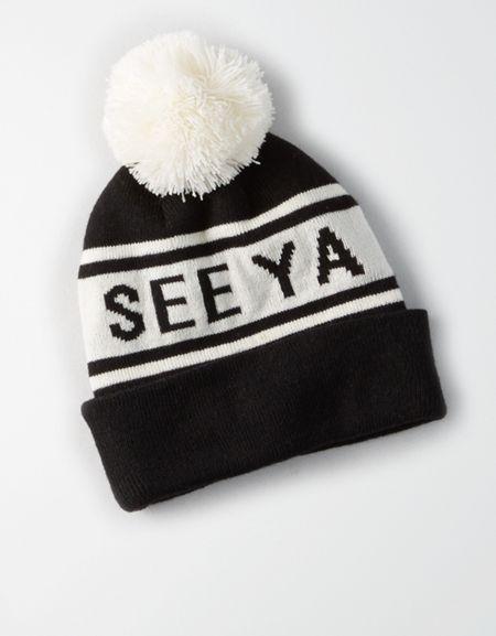 American Eagle Outfitters Graphic Beanie