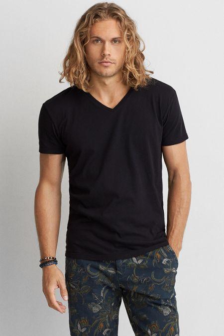 American Eagle Outfitters Ae Pima V-neck T-shirt
