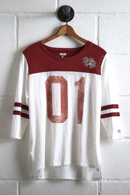 Tailgate Women's Usc 3/4 Sleeve Jersey