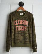 Tailgate Women's Clemson Camo Fleece Sweatshirt