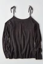 American Eagle Outfitters Ae Shoulder-tie Sweater