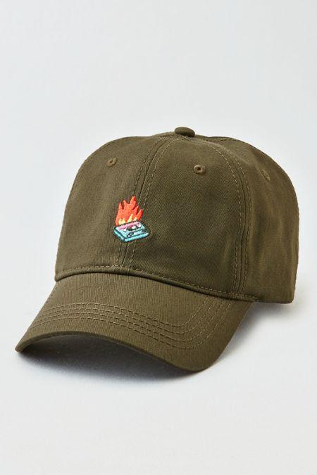 American Eagle Outfitters Ae Olive Mix Tape Strapback Hat