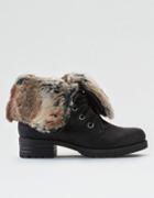 American Eagle Outfitters Ae Foldover Fur Cuff Boot