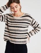 American Eagle Outfitters Ae Gathered Sleeve Stripe Sweater