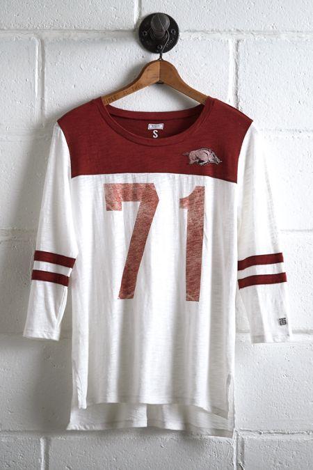 Tailgate Women's Arkansas 3/4 Sleeve Jersey