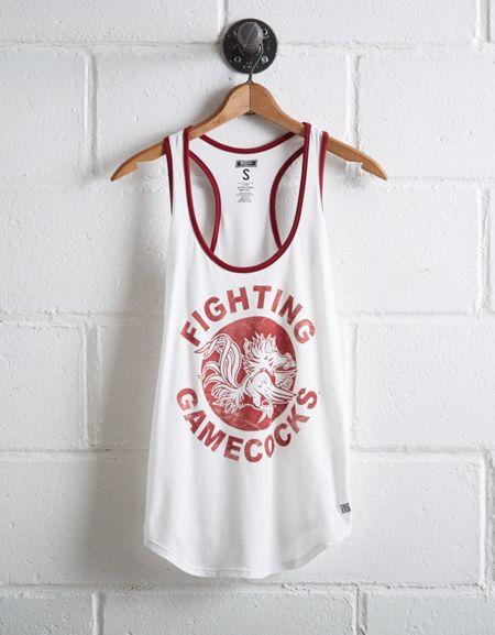 Tailgate Women's South Carolina Ringer Tank