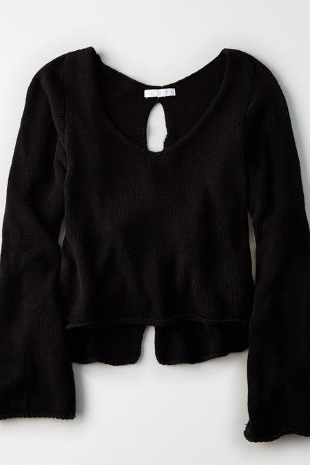American Eagle Outfitters Don?t Ask Why Bell Sleeve Sweater