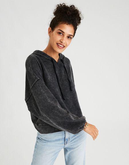 American Eagle Outfitters Ae Drop Shoulder Hoodie