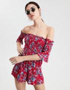 American Eagle Outfitters Ae Off-the-shoulder Smocked Romper