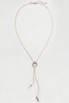 American Eagle Outfitters Ae Crescent And Charms Long Necklace