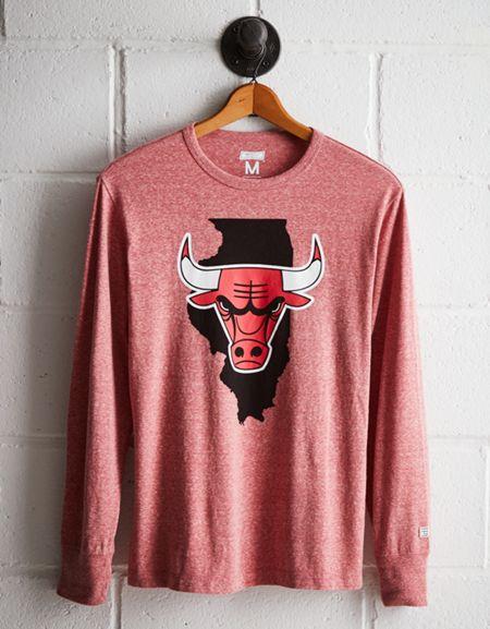 Tailgate Men's Chicago Bulls Long Sleeve Tee