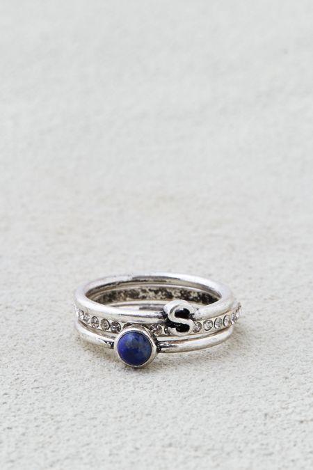 American Eagle Outfitters Ae S Initial Ring Set