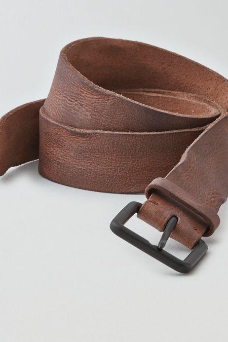 American Eagle Outfitters Ae Black Buckle Leather Belt