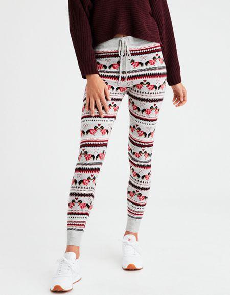 American Eagle Outfitters Ae Dog Fairisle Sweater Legging