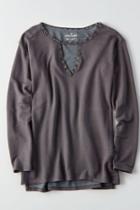 American Eagle Outfitters Ae Soft & Sexy Grommet Keyhole Top