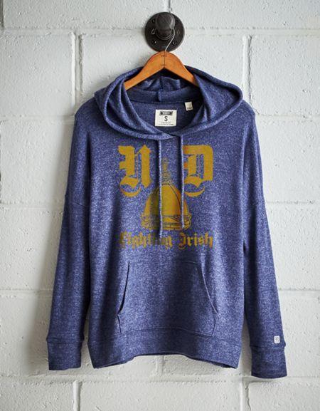 Tailgate Women's Nd Fighting Irish Plush Hoodie
