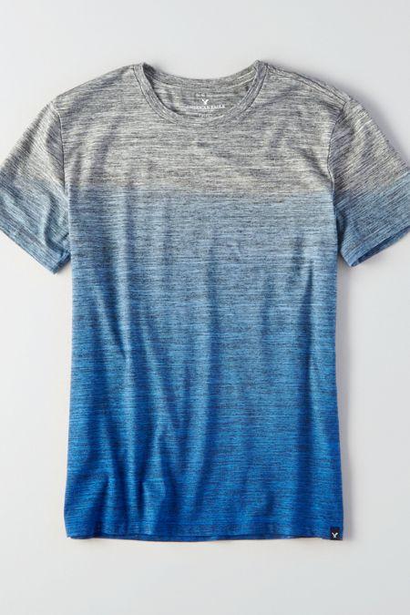 American Eagle Outfitters Ae Dip Dye Crew T-shirt