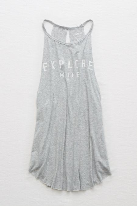 Aerie Hi-neck Graphic Tank