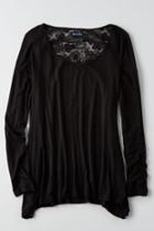 American Eagle Outfitters Ae Lace Back Jegging T-shirt