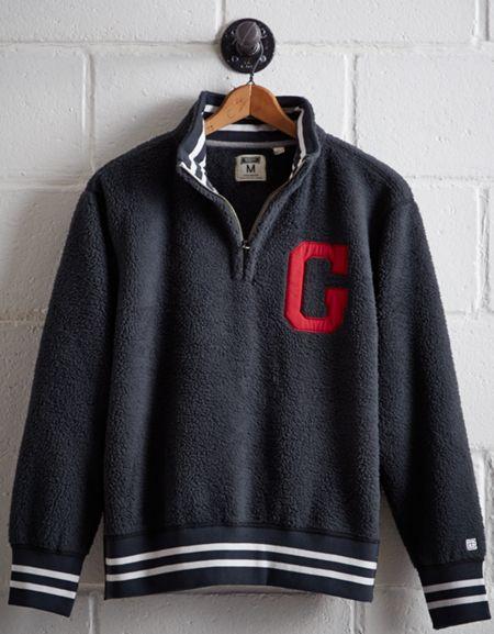 Tailgate Men's Georgia Sherpa Half-zip Popover