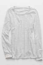 Aerie Real Soft Striped Tee