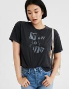 American Eagle Outfitters Ae Washed Nyc Graphic Tee