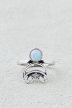 American Eagle Outfitters Ae Moon + Opal Ring
