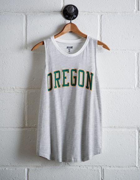 Tailgate Women's Oregon Stripe Tank