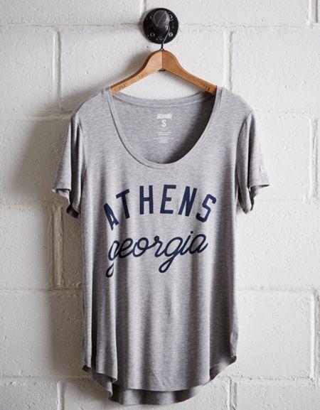 Tailgate Women's Georgia Scoop Neck Tee