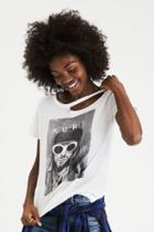 American Eagle Outfitters Live Nation Distressed Kurt Cobain Graphic T-shirt