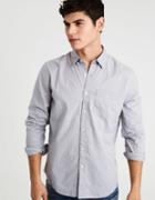 American Eagle Outfitters Ae Classic Button Down Poplin Shirt