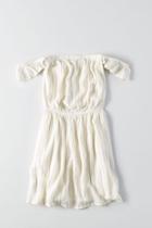 American Eagle Outfitters Ae Off-the-shoulder Fit & Flare Dress