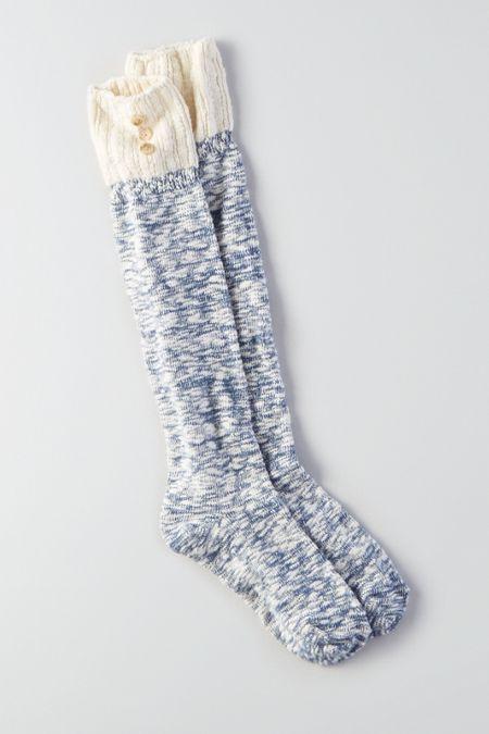 American Eagle Outfitters Ae Pointelle Cuff Boot Socks